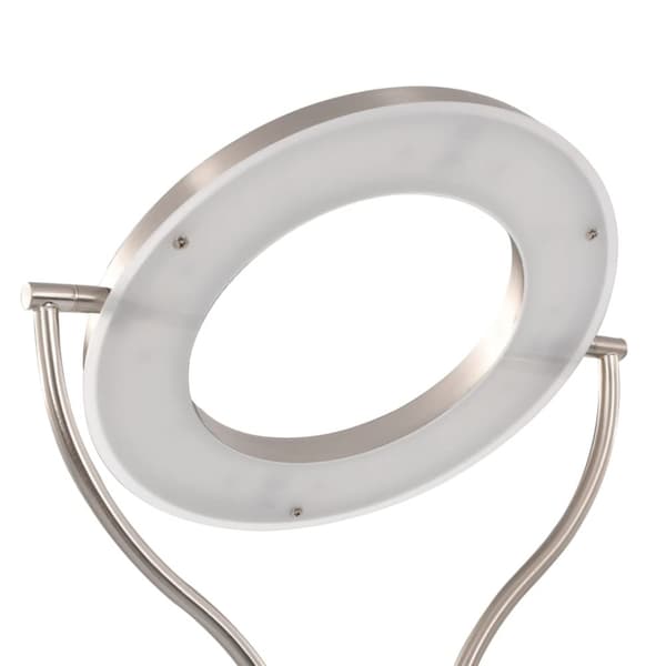 Gulvlampe 18 W dæmpbar 180 cm sølvfarvet - Standerlampe - Standerlamper - Home & Living