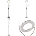 Miniatyrbillede 1 af 10: Gulvlampe 18 W dæmpbar 180 cm sølvfarvet - Standerlampe - Standerlamper - Home & Living