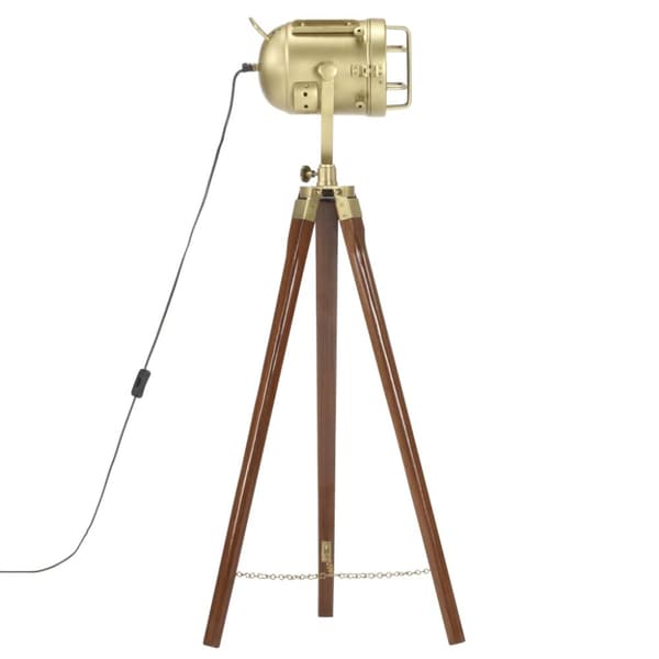 Gulvlampe med trefod 97 cm massivt mangotræ - Gulvlampe - Gulvlamper - Home & Living