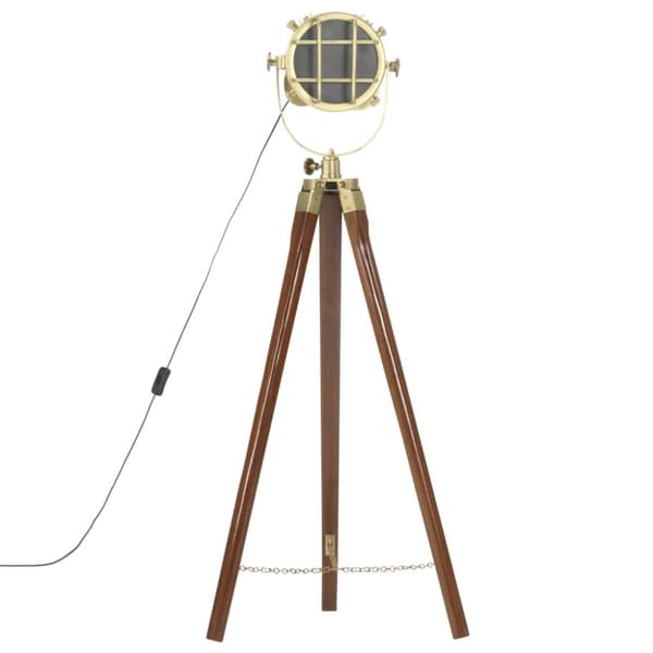 Gulvlampe med trefod 97 cm massivt mangotræ - Gulvlampe - Gulvlamper - Home & Living