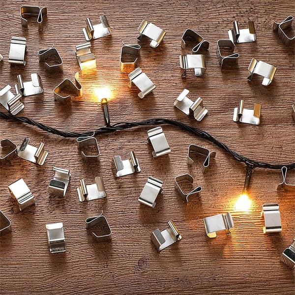 INF Mini Outdoor String Light Clips 50-Pak