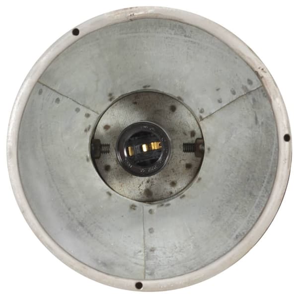 industriel loftlampe E27 mangotræ sølvfarvet