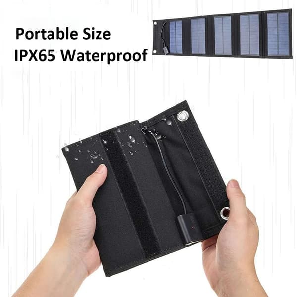 Portabel Solpanel 5V 1A