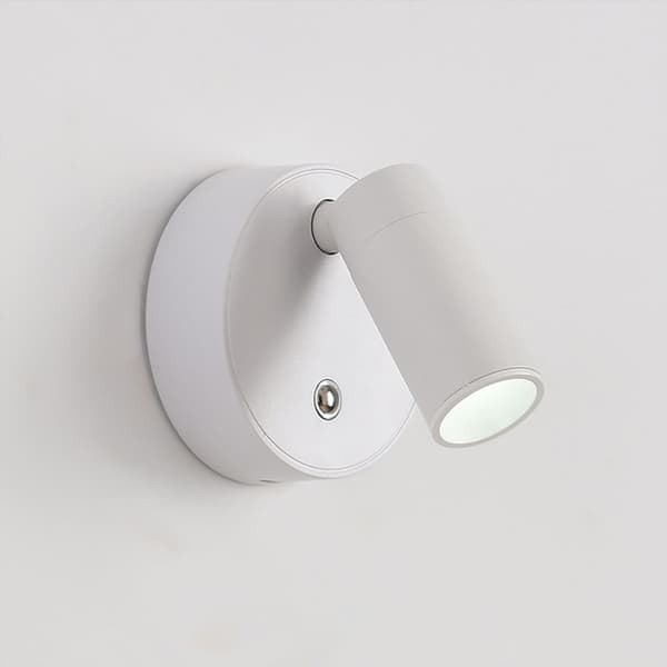 Magnetisk vegglampe med oppladbart batteri - hvit