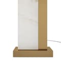 Miniatyrbild 4 av 4: Maytoni Bianco Modern bordslampa med mässingsskärm E27