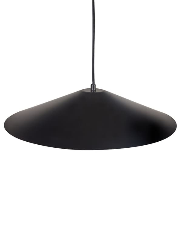Gulvlampe Svart Metall Rund Base Konisk Skjerm Vippbar Base LED Omgivelseslys Stue Belysning