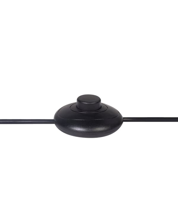 Gulvlampe Svart Metall Rund Base Konisk Skjerm Vippbar Base LED Omgivelseslys Stue Belysning