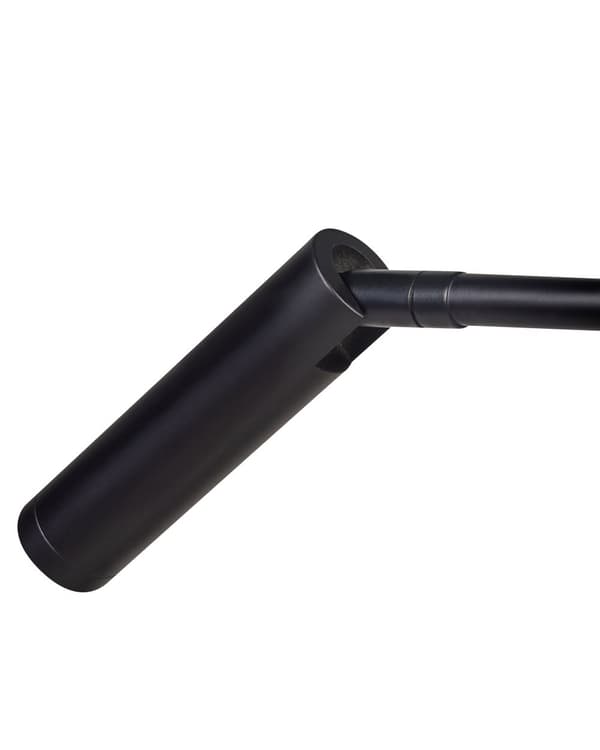 Skrivebordslampe LED-lampe Metall Svart med Sokkel Justerbar Skjerm Lys Kontor Studie Moderne