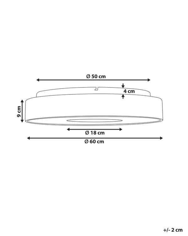 Taklampe Tre Metall Integrert LED-lys Rund Form med Dimmer Fjernkontroll Dekorativ Moderne Belysning