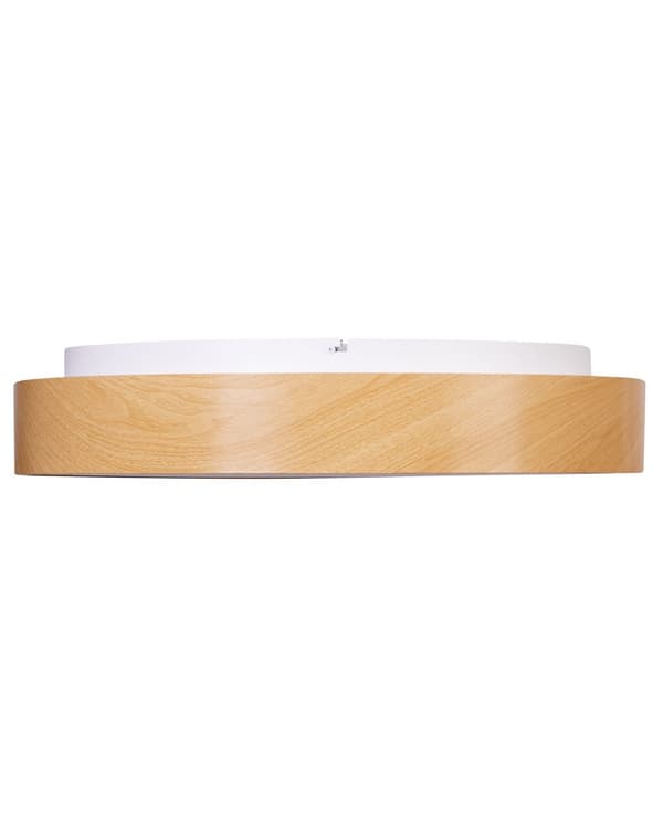 Taklampe Tre Metall Integrert LED-lys Rund Form med Dimmer Fjernkontroll Dekorativ Moderne Belysning