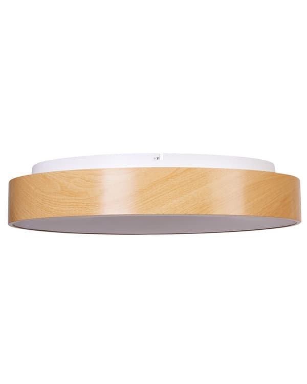 Taklampe Tre Metall Integrert LED-lys Rund Form med Dimmer Fjernkontroll Dekorativ Moderne Belysning