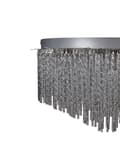 Miniatyrbilde 5 av 7: Lysekrone Sølv Metall Aluminium stenger Krom Finish Belysning Stue Moderne stil
