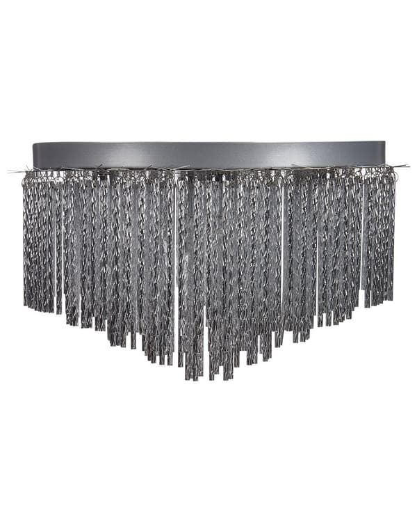 Lysekrone Sølv Metall Aluminium stenger Krom Finish Belysning Stue Moderne stil