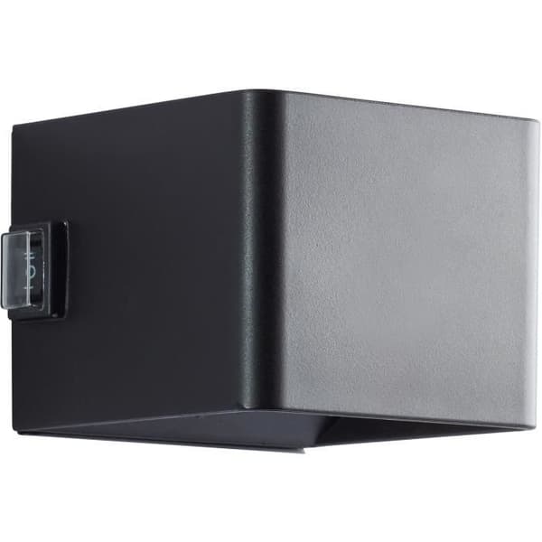 Magnetisk utomhusvägglampa - ISEO - BRILLIANT - Uppladdningsbar - Svart - LED - Sensor - 4W - 300lm - 3000K - USB