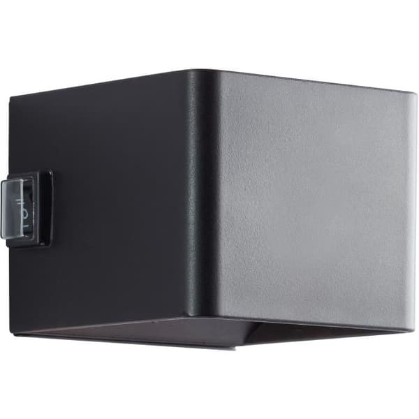 Magnetisk utomhusvägglampa - ISEO - BRILLIANT - Uppladdningsbar - Svart - LED - Sensor - 4W - 300lm - 3000K - USB
