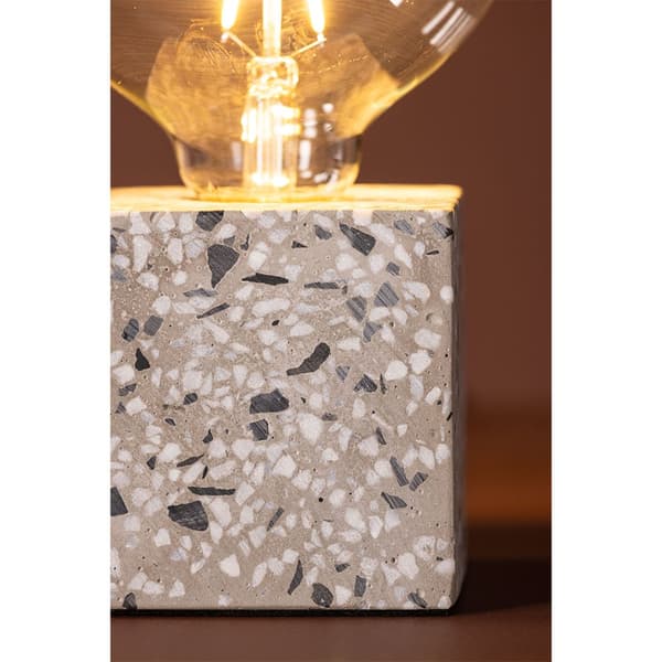 Rilche belysning bordlampe 9x9x9cm hvid.