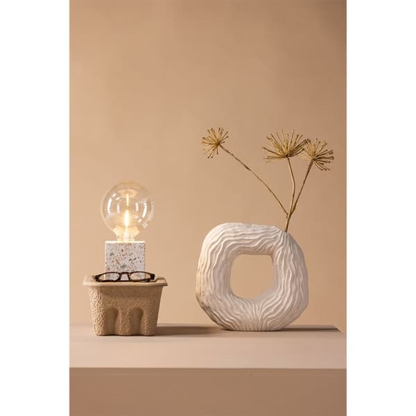 Rilche belysning bordslampa 9x9x9cm grå.