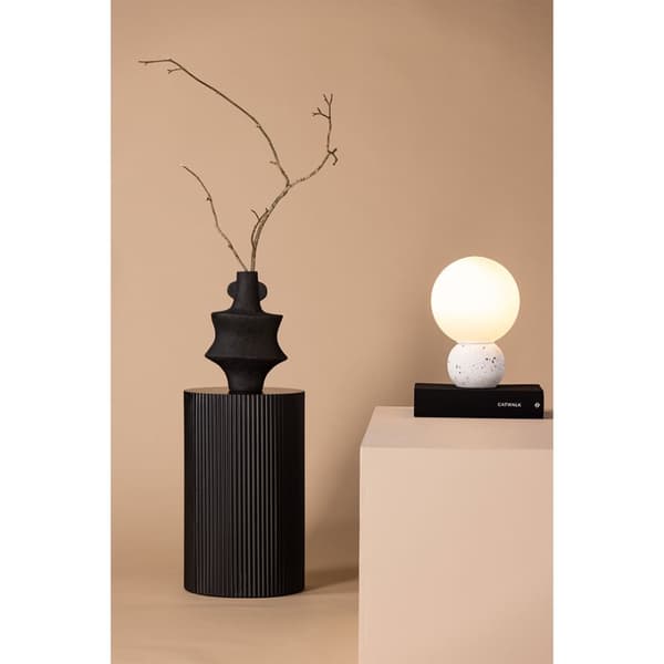Metz belysning bordlampe 20x20x29cm hvid.