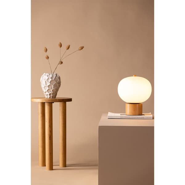 Cholet belysning bordlampe 25x25x30cm natur.