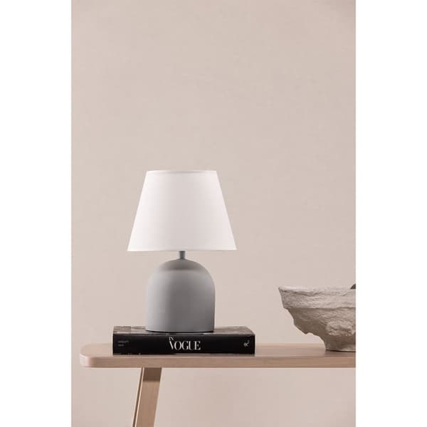 Styrsö belysning bordlampe 25x25x37cm grå.