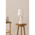Miniatyrbild 3 av 5: Mellerud belysning bordslampa 23x23x43cm beige.