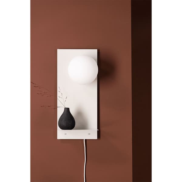 Troyes belysning vägglampa 20x17x45cm ljusgrå.