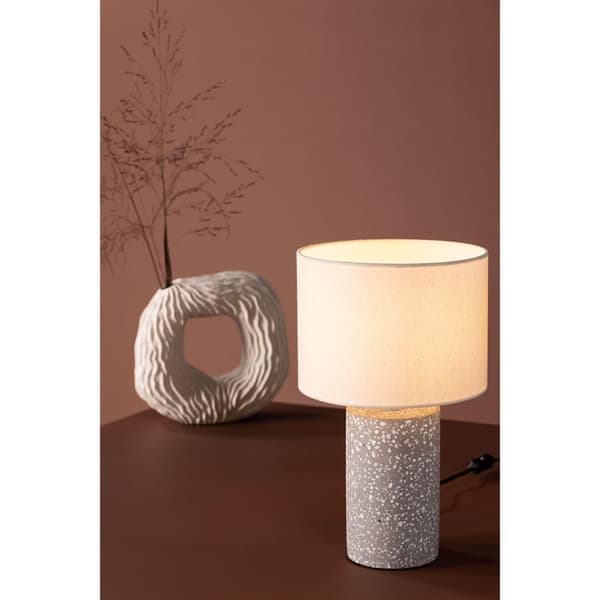 Dijon belysning bordlampe 22x22x35cm grå.