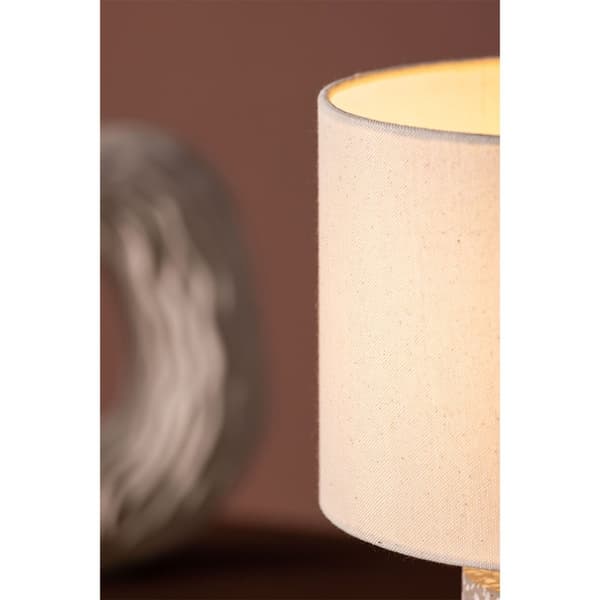 Dijon belysning bordlampe 22x22x35cm grå.