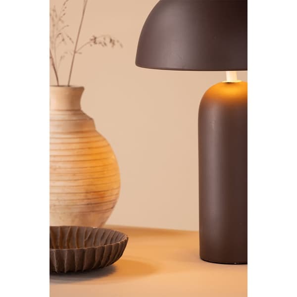 Corello belysning bordlampe 28x28x45cm brun.