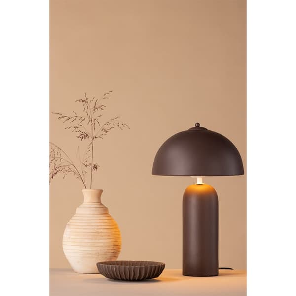 Corello belysning bordlampe 28x28x45cm brun.