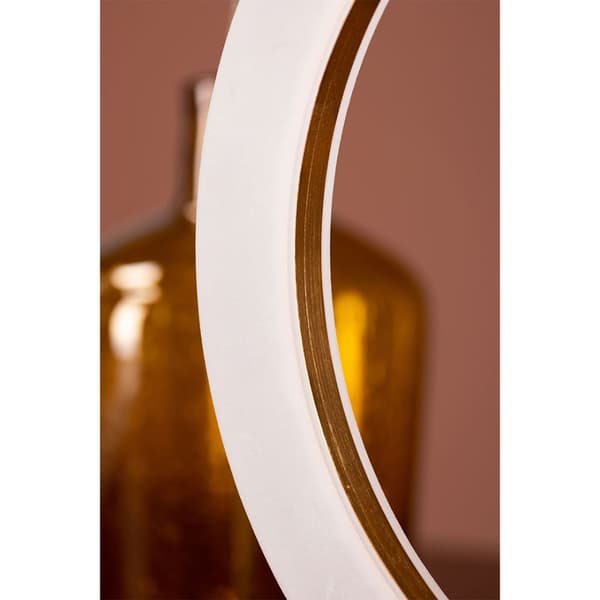 Brive belysning bordlampe 30x6x30cm valnøttfarget.