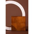 Miniatyrbilde 5 av 5: Brive belysning bordlampe 30x6x30cm valnøttfarget.