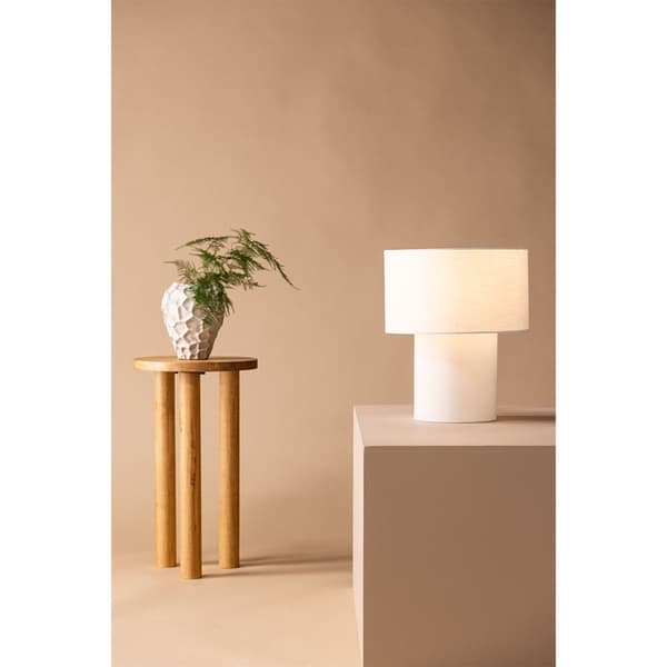 Globia belysning bordlampe 35x35x40cm hvit.