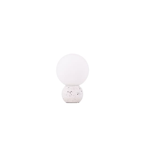 Metz belysning bordlampe 20x20x29cm hvit.