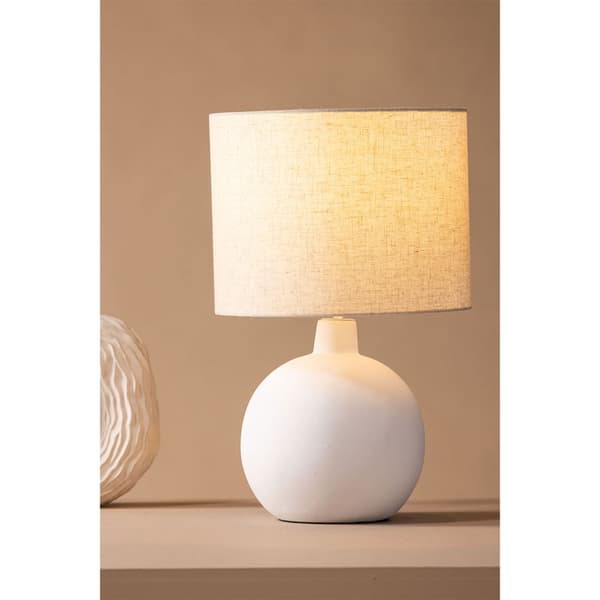 Torcello belysning bordlampe 32x32x51cm beige.