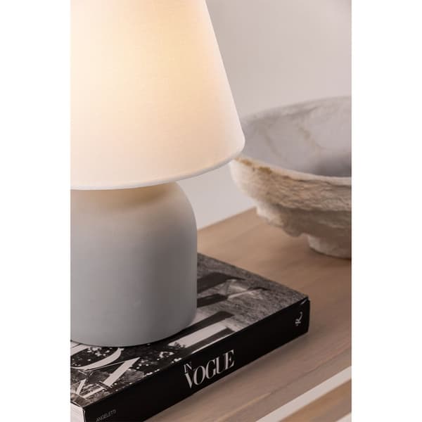 Styrsö belysning bordlampe 25x25x37cm grå.