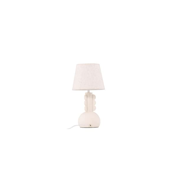 Mellerud belysning bordlampe 23x23x43cm beige.