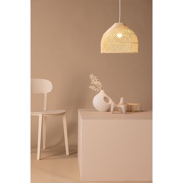 Brivela belysning pendel lys 35x35x27cm natur.
