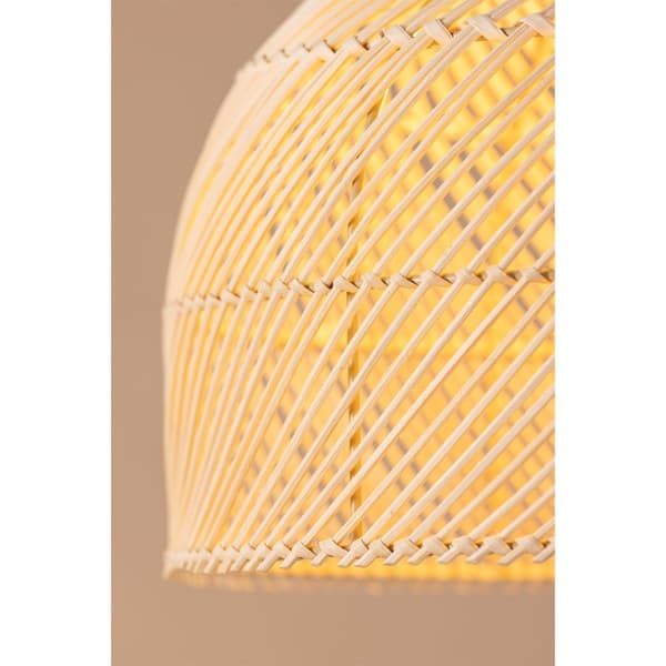 Brivela belysning pendel lys 35x35x27cm natur.