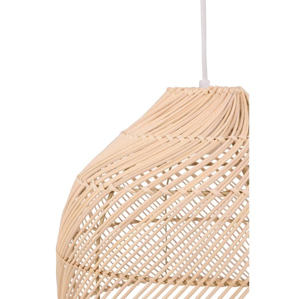 Brivela belysning pendel lys 35x35x27cm natur.