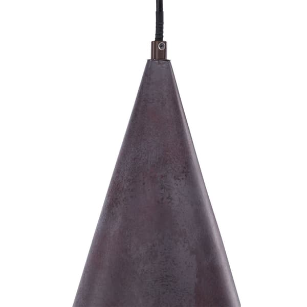 Sandared belysning pendel lys 18x20x48cm brun.