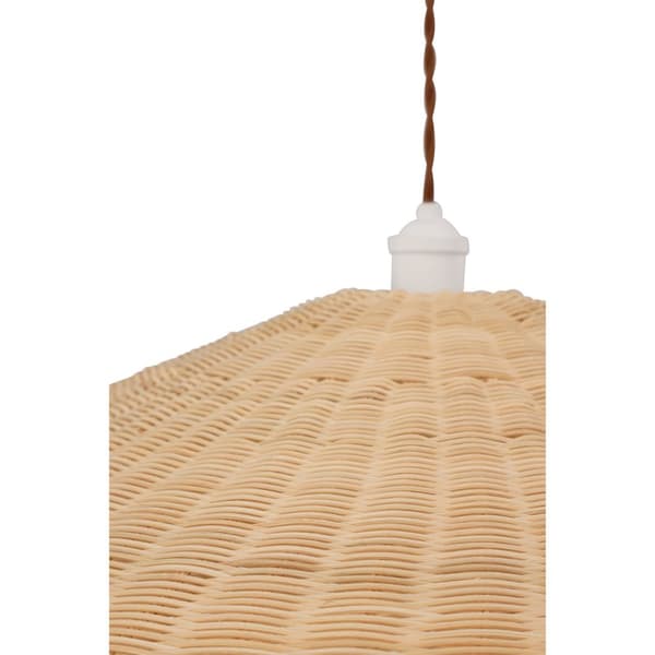 Herrestad belysning pendel lys 80x80x16cm natur.