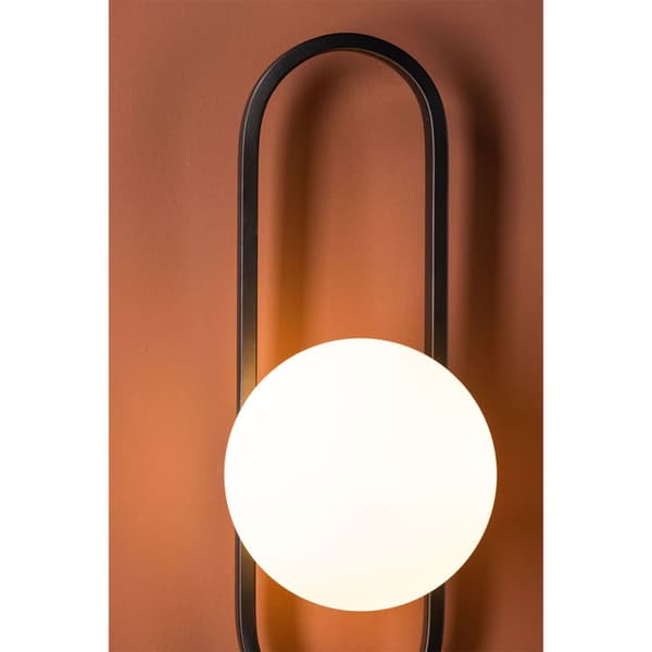 Alpes belysning vegglampe 15x19x40cm svart.