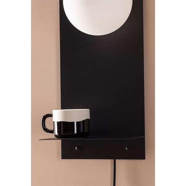 Troyes belysning vegglampe 20x17x45cm svart.