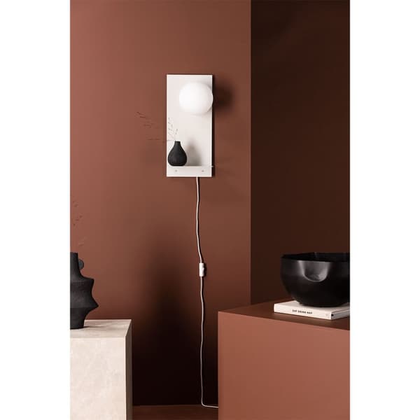 Troyes belysning vegglampe 20x17x45cm lysegrå.