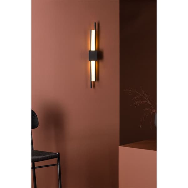 Clermont belysning vegglampe 50x8x50cm svart.