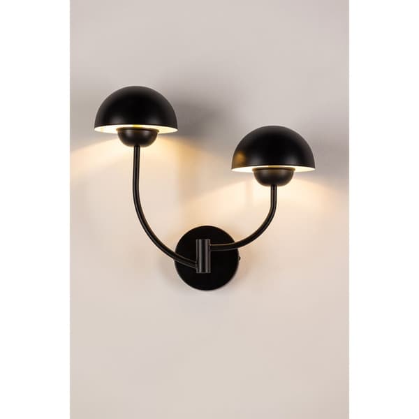 Lyckorna belysning vegglampe 40x20x35cm svart.