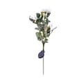 Miniatyrbild 2 av 4: Dekorativ 3-Light Solar Garden Light Blomsterträdgårdslampa med vit rosenbuske