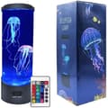 Miniatyrbild 1 av 4: Novelty Jellyfish LED Lava Lamp - med fjärrkontroll och 16 färger - Aquarium Style Mood Lamp