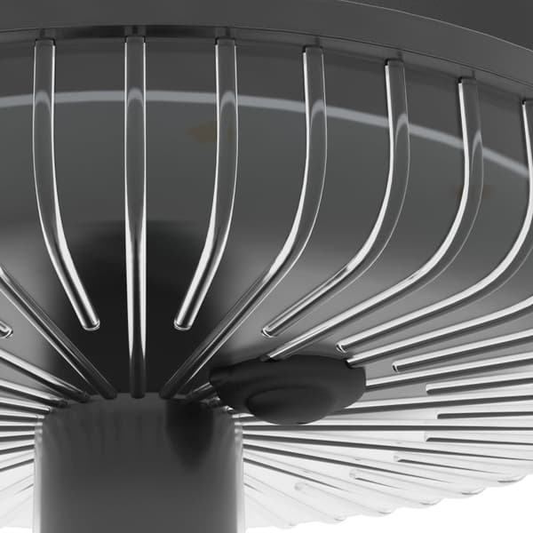 Rootz Solar Garden Lights - Utomhus LED-lampor - Vattentäta trädgårdslampor - Varmvitt ljus - 10-12h Drifttid - Ø13 x 39,5H cm - Svart